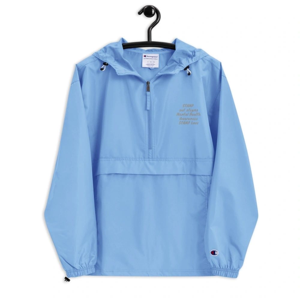 STAMP Out the Stigma Embroidered Champion Packable Jacket